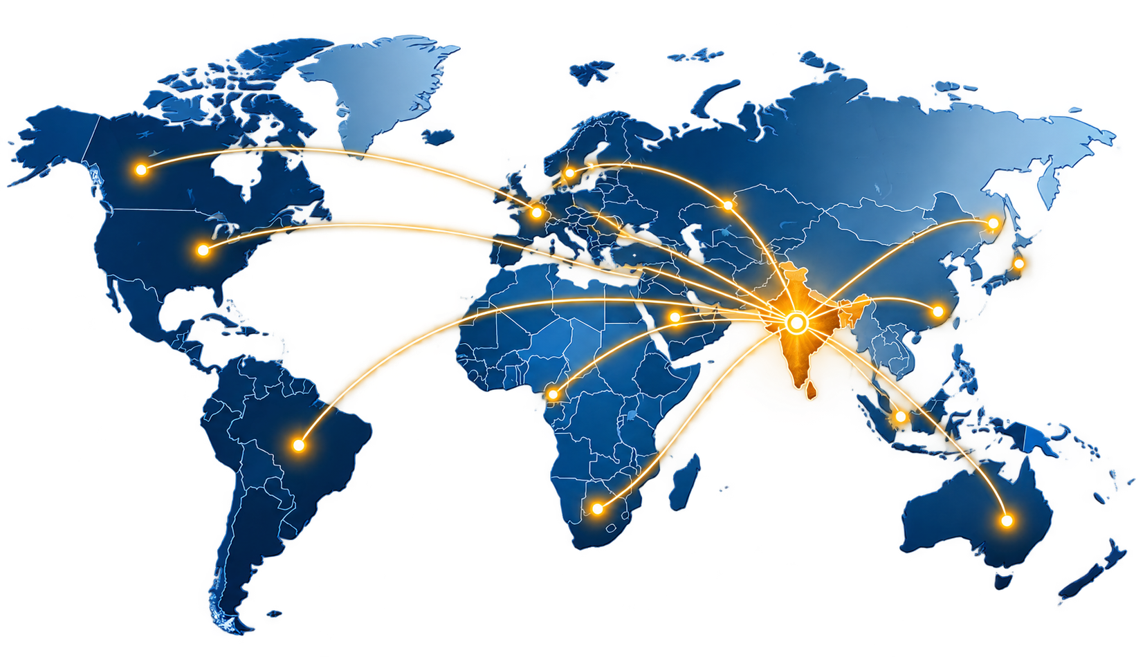 Global Presence World Map